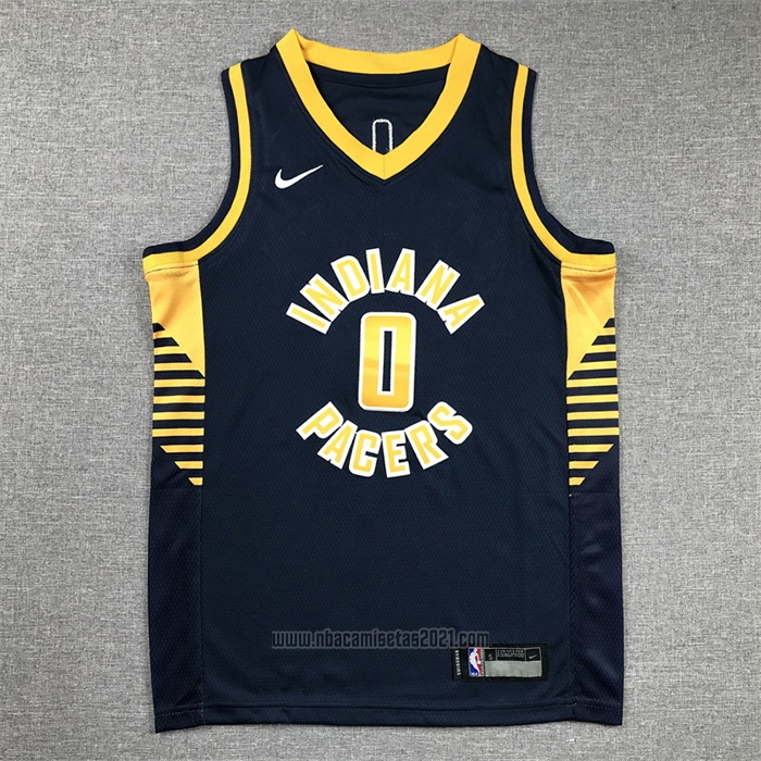 Camiseta Nino Indiana Pacers Tyrese Haliburton #0 Icon 2022-23 Azul